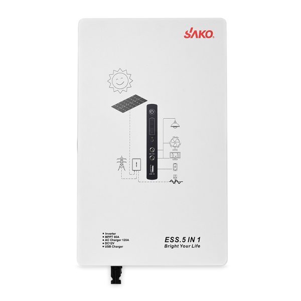 ذخیره ساز انرژی 6.4 ولت، 628 آمپرساعت، 2KWh، برند ساکو، مدل Alpha-I-ESS-1000Wh