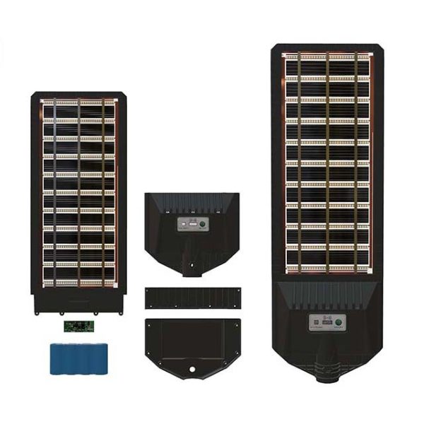 چراغ خیابانی خورشیدی 400 وات، برند Newsky، مدل FT-400 - تصویر 2