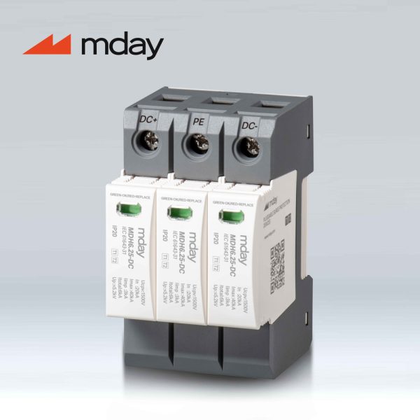 سرج ارستر 50 کیلوآمپر، 1500 ولت، 3 پل، برند Mday، مدل MDH6.25-DC1500 - تصویر 4