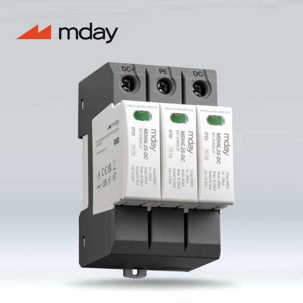 سرج ارستر 50 کیلوآمپر، 800 ولت، 3 پل، برند Mday، مدل MDH6.25-DC800 - تصویر 4