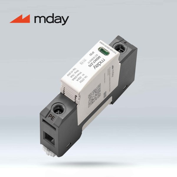 سرج ارستر 50 کیلوآمپر، 320 ولت، 1 پل، برند Mday، مدل MDH7-AC-1P - تصویر 4