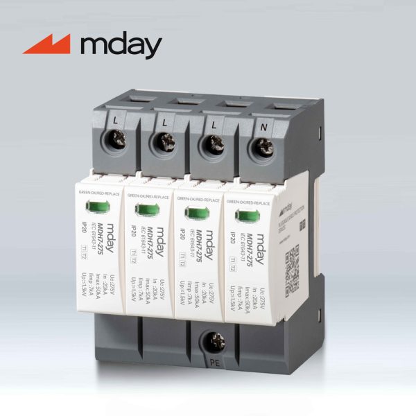 سرج ارستر 50 کیلوآمپر، 440 ولت، 4 پل، برند Mday، مدل MDH7-AC-4P - تصویر 4