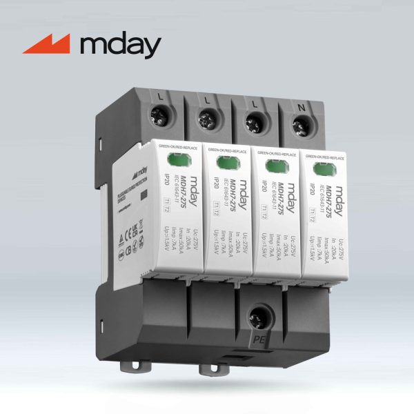 سرج ارستر 50 کیلوآمپر، 440 ولت، 4 پل، برند Mday، مدل MDH7-AC-4P - تصویر 3