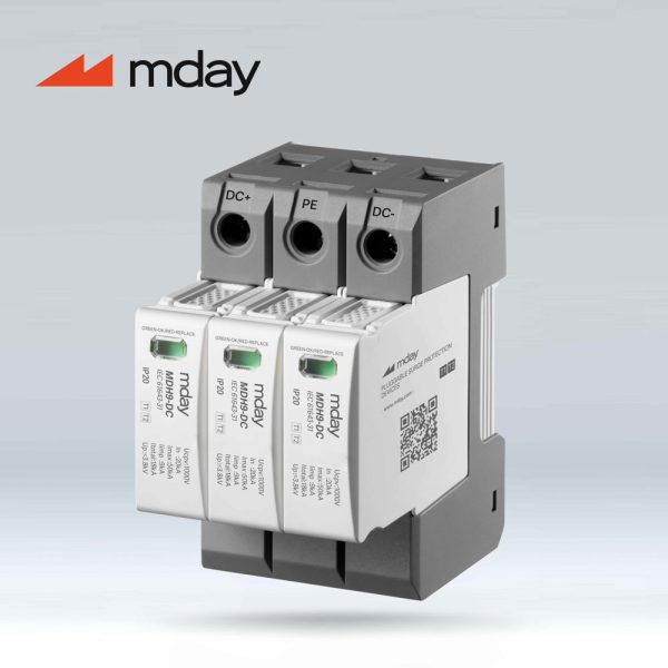 سرج ارستر 50 کیلوآمپر، 1000 ولت، 3 پل، برند Mday، مدل MDH9-DC1000 - تصویر 2