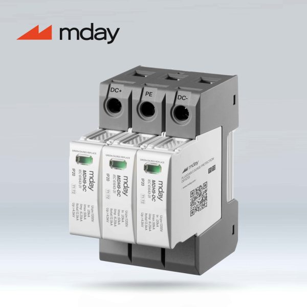 سرج ارستر 50 کیلوآمپر، 1200 ولت، 3 پل، برند Mday، مدل MDH9-DC1200 - تصویر 2