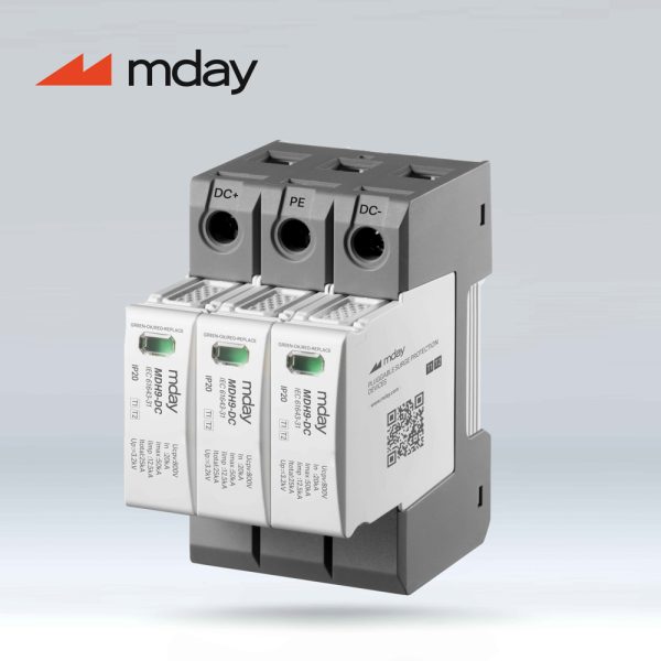 سرج ارستر 50 کیلوآمپر، 800 ولت، 3 پل، برند Mday، مدل MDH9-DC800 - تصویر 2