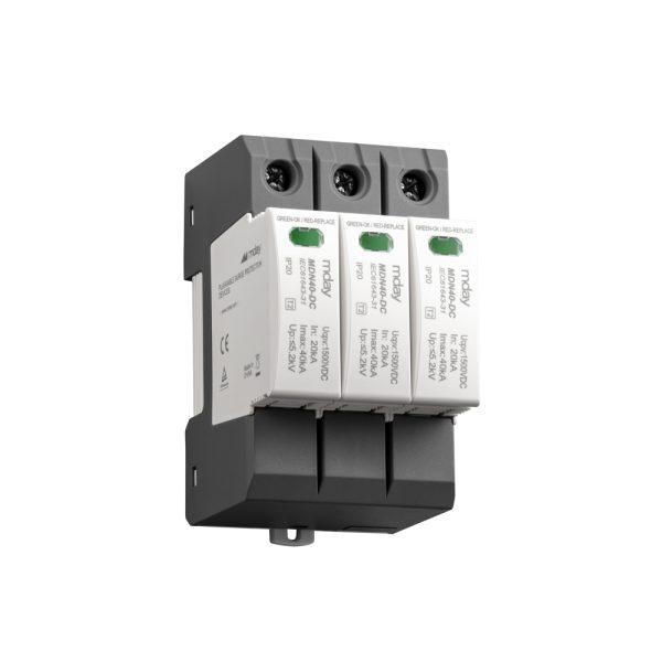 سرج ارستر 40 کیلوآمپر، 1500 ولت، 3 پل، برند Mday، مدل MDN40-DC1500 - تصویر 4