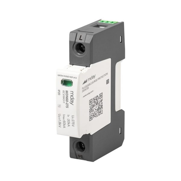 سرج ارستر 60 کیلوآمپر، 275 ولت، 1 پل، برند Mday، مدل MDN60-AC-1P - تصویر 4