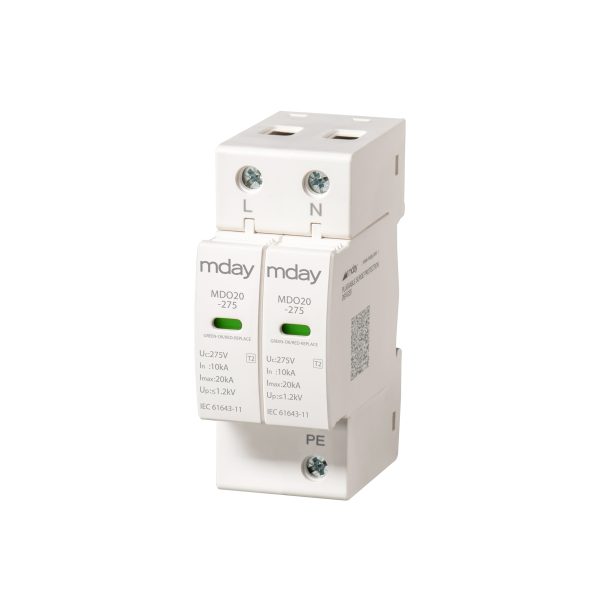 سرج ارستر 20 کیلوآمپر، 275 ولت، 2 پل، برند Mday، مدل MDO20-AC-2P - تصویر 2