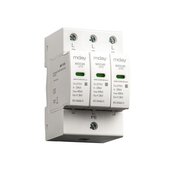 سرج ارستر 40 کیلوآمپر، 275 ولت، 3 پل، برند Mday، مدل MDO40-AC-3P - تصویر 2