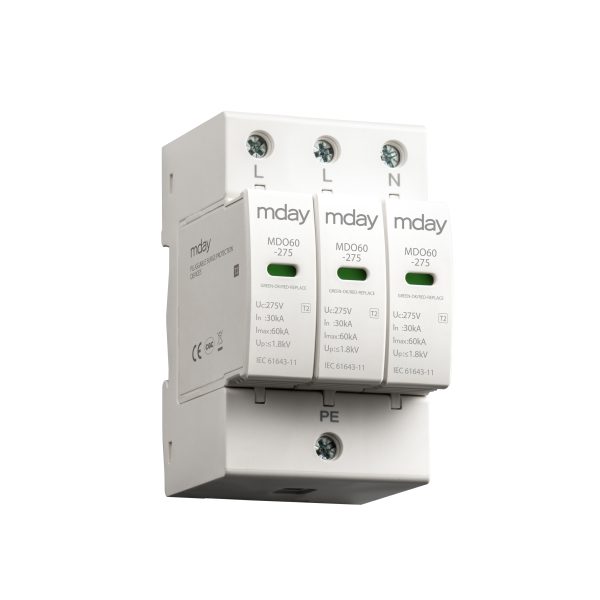 سرج ارستر 60 کیلوآمپر، 385 ولت، 3 پل، برند Mday، مدل MDO60-AC-3P - تصویر 4