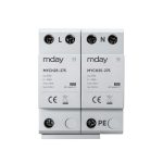 سرج ارستر 25 کیلوآمپر، 320 ولت، 2 پل، برند Mday، مدل MYCH25-AC-2P