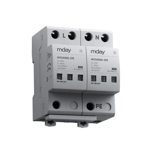 سرج ارستر 100 کیلوآمپر، 320 ولت، 2 پل، برند Mday، مدل MYCN100-AC-2P - تصویر 3