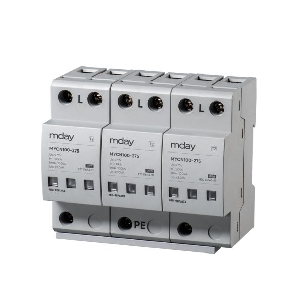 سرج ارستر 100 کیلوآمپر، 275 ولت، 3 پل، برند Mday، مدل MYCN100-AC-3P - تصویر 3