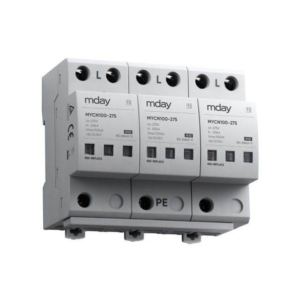 سرج ارستر 100 کیلوآمپر، 275 ولت، 3 پل، برند Mday، مدل MYCN100-AC-3P - تصویر 4