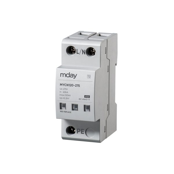 سرج ارستر 120 کیلوآمپر، 275 ولت، 1 پل، برند Mday، مدل MYCN120-AC-1P - تصویر 3