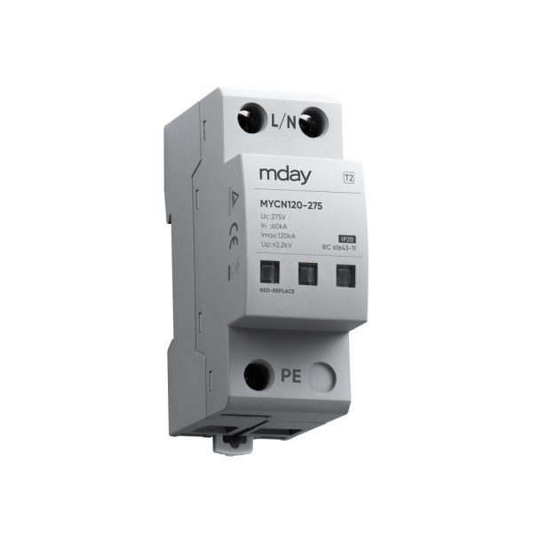 سرج ارستر 120 کیلوآمپر، 275 ولت، 1 پل، برند Mday، مدل MYCN120-AC-1P - تصویر 2