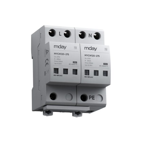 سرج ارستر 120 کیلوآمپر، 385 ولت، 2 پل، برند Mday، مدل MYCN120-AC-2P - تصویر 3