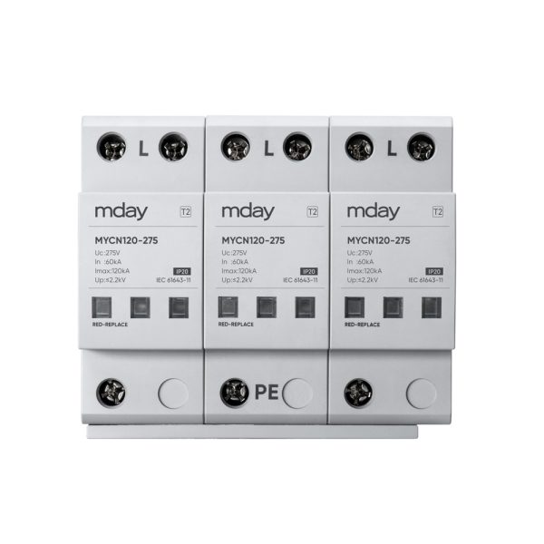 سرج ارستر 120 کیلوآمپر، 275 ولت، 3 پل، برند Mday، مدل MYCN120-AC-3P