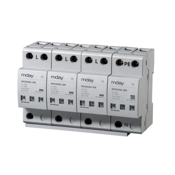 سرج ارستر 120 کیلوآمپر، 275 ولت، 4 پل، برند Mday، مدل MYCN120-AC-3P+NPE - تصویر 3