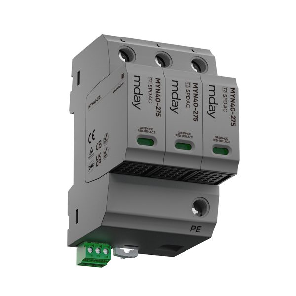 سرج ارستر 40 کیلوآمپر، 385 ولت، 3 پل، برند Mday، مدل MYN40-AC-3P - تصویر 4