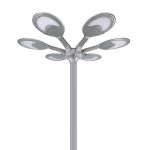 چراغ حیاط خورشیدی 120 وات، برند Newsky، مدل SCL-008-6