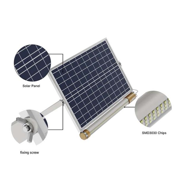 چراغ لوله‌ای خورشیدی 300 وات، برند Newsky، مدل SID-300 - تصویر 6