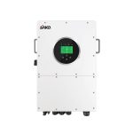 اینورتر خورشیدی هیبرید سه فاز 10 کیلووات، 700 ولت، 37 آمپر، برند ساکو، مدل SUNIN-10KM2-H1P3-EU