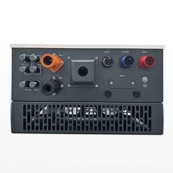 اینورتر خورشیدی هیبرید سه فاز 12 کیلووات، 48 ولت، 240 آمپر، برند ساکو، مدل SUNIN-12KM2-L1P3-EU - تصویر 4