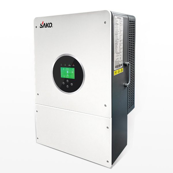 اینورتر خورشیدی هیبرید تک فاز 8 کیلووات، 48 ولت، 190 آمپر، برند ساکو، مدل SUNIN-8KM2-L1P1-EU - تصویر 3