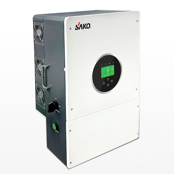 اینورتر خورشیدی هیبرید سه فاز 8 کیلووات، 48 ولت، 160 آمپر، برند ساکو، مدل SUNIN-8KM2-L1P3-EU - تصویر 7